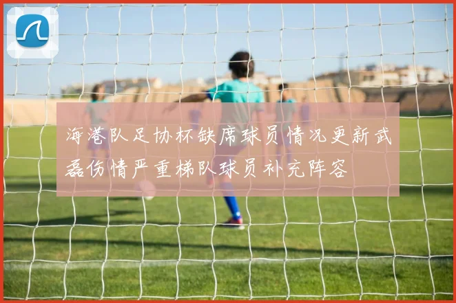 海港队足协杯缺席球员情况更新武磊伤情严重梯队球员补充阵容
