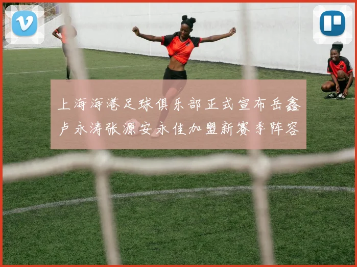 上海海港足球俱乐部正式宣布岳鑫卢永涛张源安永佳加盟新赛季阵容更新